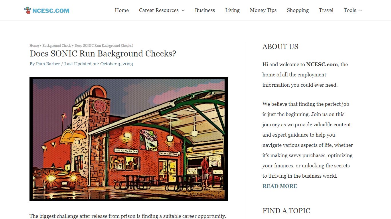Does SONIC Run Background Checks? - Some Helpful Tips to Get Ahead! - NCESC